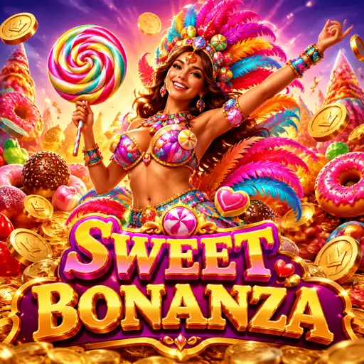 Sweet Bonanza com doces coloridos